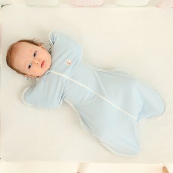 Sac de dormit nou-nascut Swaddle First Sleep 1.5 tog Blue Skies 60 cm