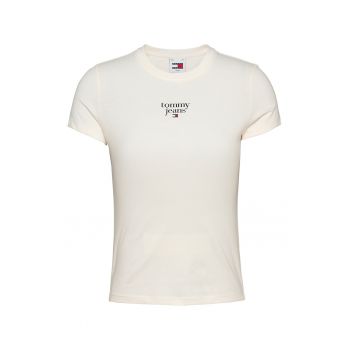 Tricou slim fit cu logo