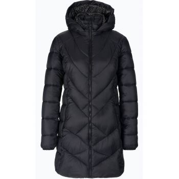 Geaca de puf dama Parka Snaps Hood - Poliamida - Negru