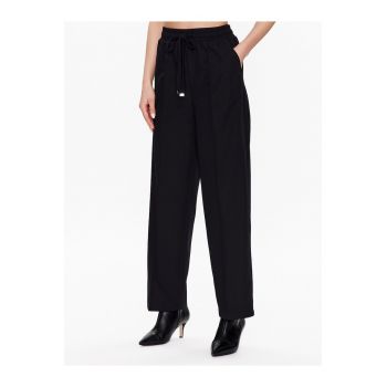 Pantaloni dama - 301810391 - Poliester - Negru