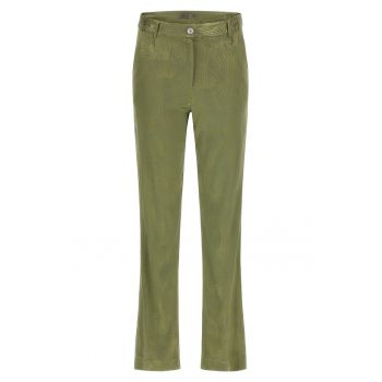 Pantaloni dama - 302204373 - Viscoza - Verde