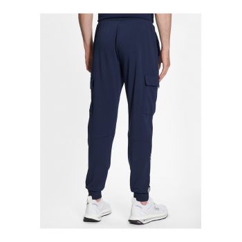 Pantaloni de trening barbati - EA7 Emporio Armani - Bumbac - Albastru marin