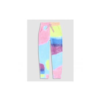 Pantaloni lungi - 302629725 - Bumbac - Multicolor