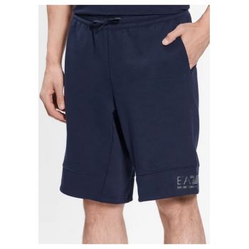 Pantaloni scurti barbati - Bumbac - Albastru