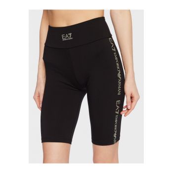 Pantaloni scurti dama - EA7 Emporio Armani - 302475643 - Bumbac - Negru