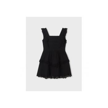 Rochie fete - 302085798 - Bumbac - Negru