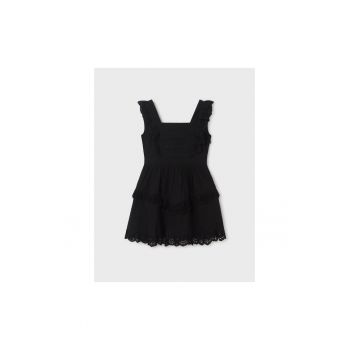 Rochie fete - 302085798 - Bumbac - Negru