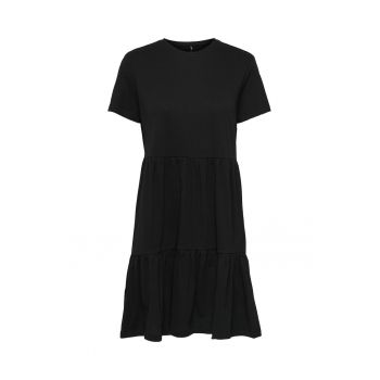 Rochie femei - Bumbac - Negru