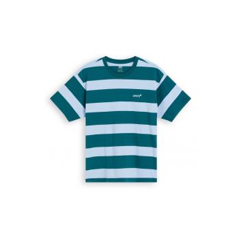 Tricou barbati - 302376445 - Bumbac - Albastru marin