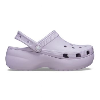 Saboți Crocs Women's Classic Platform Clog Mov - Mauve Mist