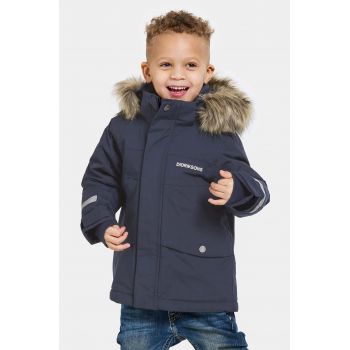 Didriksons BJÄRVEN KIDS PARKA culoarea albastru marin, 505470