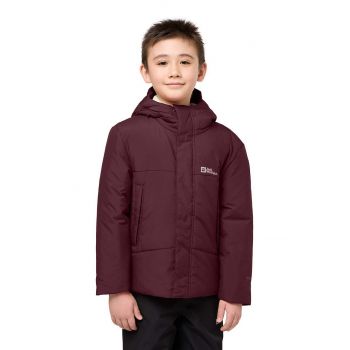 Jack Wolfskin geaca de iarna pentru copii culoarea violet, A61847