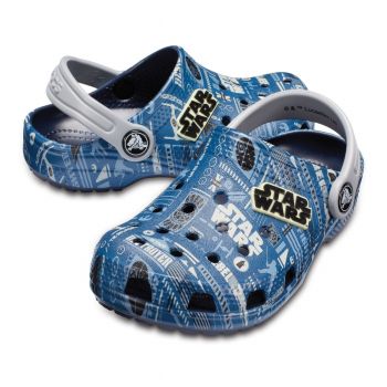 Saboti Crocs Classic Star Wars Grph Clog Kids Albastru - Navy