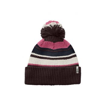 Jack Wolfskin caciula copii POMPOM BEANIE culoarea violet