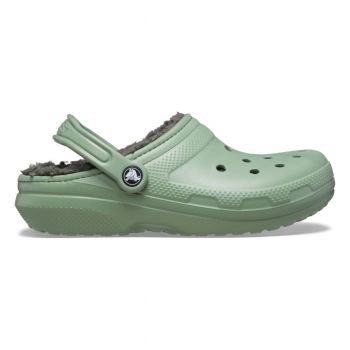 Saboti Crocs Classic Lined Clog Verde - Moss/Multi