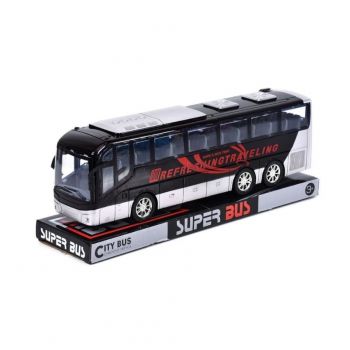 Autobuz de jucarie metalic, Super Bus, 30 cm