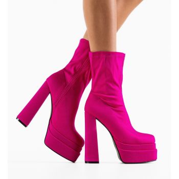 Botine dama Fumnan Fuchsia