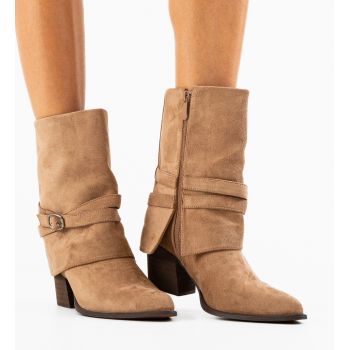 Botine dama Heyman Khaki