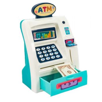 Jucarie interactiva ATM bancomat cu functii reale si sunete (Gen: Creativ, Gama: Interactiv, TIP PRODUS: Jucarii)