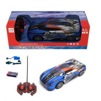 Masina cu Telecomanda, Super Racing – Top-Speed, Functii, Lumini si Drift, Scara 1:14