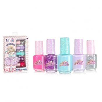 Set 5 lacuri de unghii Dance and Sparkle - Colectie stralucitoare pentru micile printese