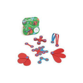 Joc Magnetic De Construit Itsy Flamingo & Turcoaz 18 Piese