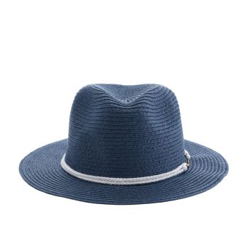 Panama hat deep blue