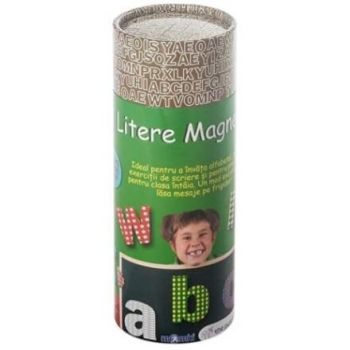 Set Litere Magnetice Lumea Magnetilor 67 Litere Minuscule Magnetice Colorate