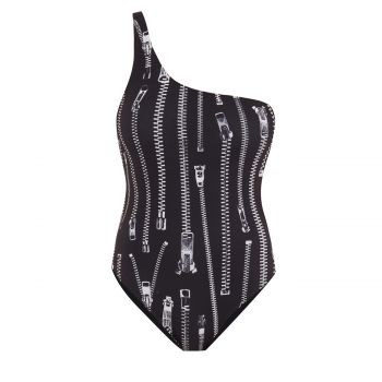 Zip one-piece swimsuit s