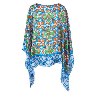 Amal kaftans sunny majolica one size