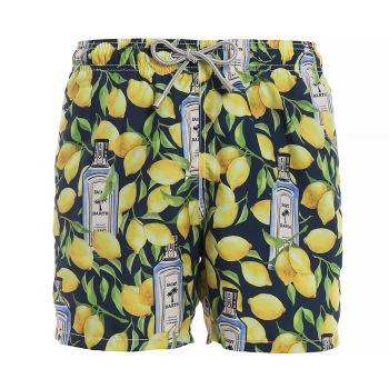 Gin lemon mid-length swim shorts l