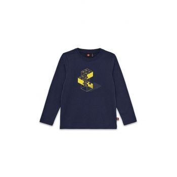 Lego longsleeve din bumbac pentru copii LWTANO 630 culoarea albastru marin, 12011334