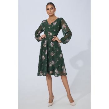 Rochie eleganta Bryanda Verde