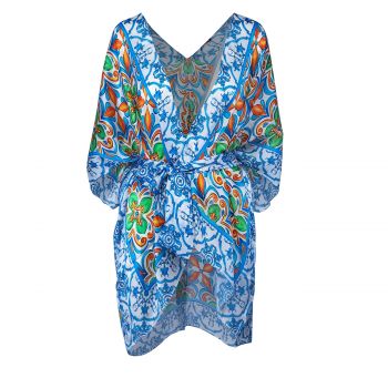 Saba kaftans sunny majolica one size