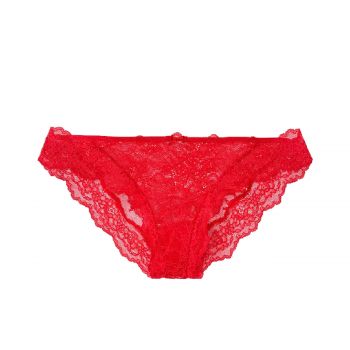 Floral lace cheekini panty xs