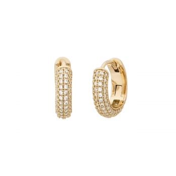 Brilliant statements pavé mini gold wbruh996