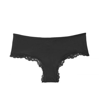 Lace-trim cheeky panty l