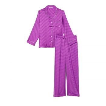 Satin long pyjamas set xs