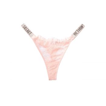 Shine strap thong panty xs