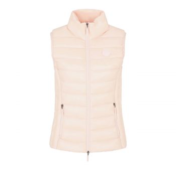 Padded sleeveless down jacket l