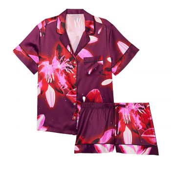 Satin short pyjama set l