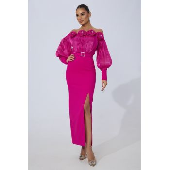 Rochie de ocazie Harmony Fucsia