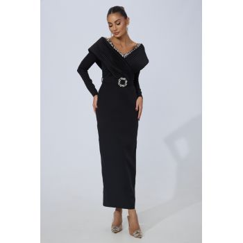 Rochie de ocazie premium Josepha Neagra