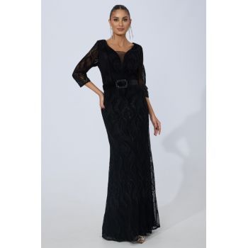 Rochie de ocazie premium Mirabelle Neagra