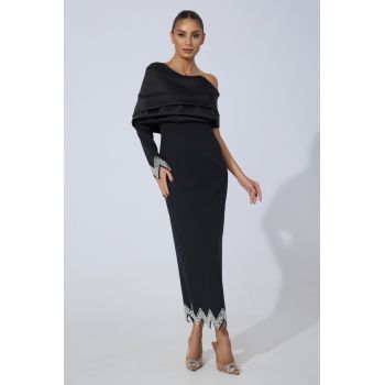 Rochie de ocazie premium Perceive Neagra