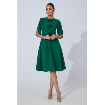 Rochie eleganta Moze Hilda Verde