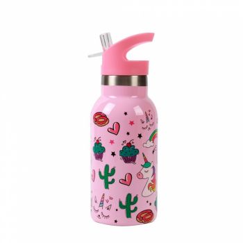 Termos pentru copii din otel inoxidabil design unicorn 350 ml