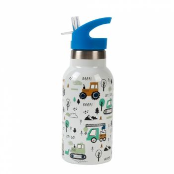 Termos pentru copii din otel inoxidabil design vehicule 350 ml