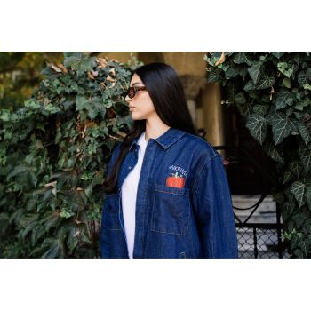 X Lidl Pumpkin Denim Overshirt