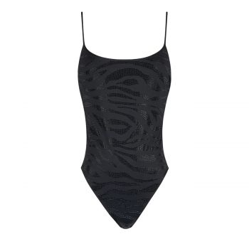 One piece swimming suit cecille stras zebra l